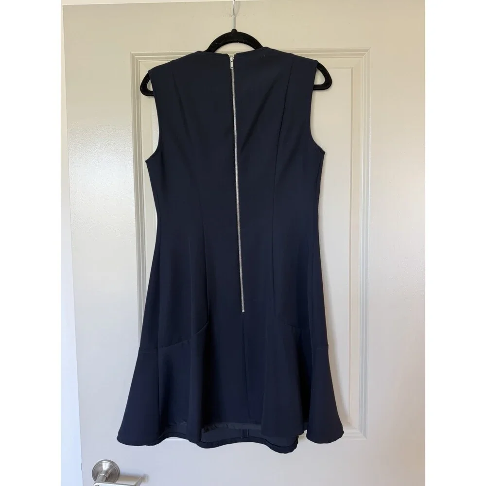 Louis Vuitton Uniformes Navy Fit and Flare Mini Dress Size 38 or US 6 - Picture 7 of 9
